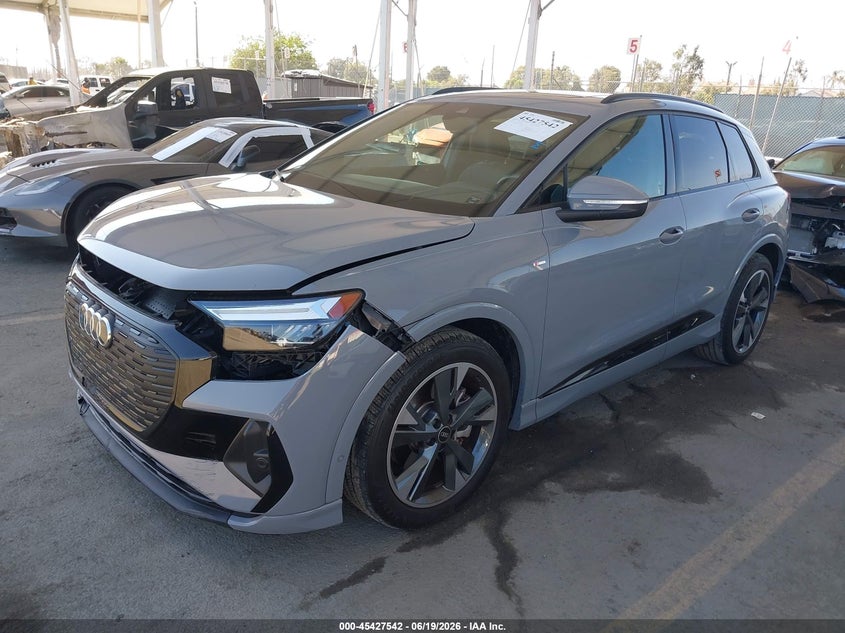 2024 Audi Q4 e-tron VIN WA1LUBFZ0RP052407 IAAI salvage auction — FRONT END, Wait Title, sold $18,200 on 2026-08-17 (photo 2)