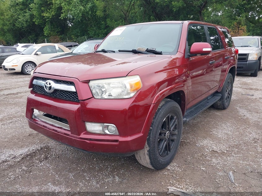 2013 Toyota 4runner VIN JTEBU5JR1D5126606 IAAI salvage auction — FRONT END, Clear (Indiana), sold $5,200 on 2026-07-22 (photo 2)
