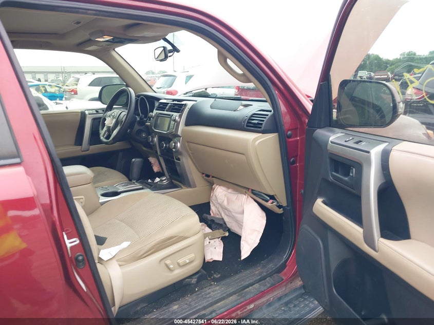 2013 Toyota 4runner VIN JTEBU5JR1D5126606 IAAI salvage auction — FRONT END, Clear (Indiana), sold $5,200 on 2026-07-22 (photo 5)