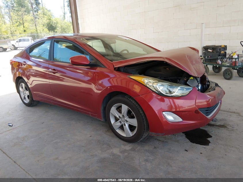 2012 Hyundai Elantra VIN KMHDH4AE2CU326967 IAAI salvage auction — FRONT END, Bill Of Sale (Washington), sold $600 on 2026-07-15 (photo 1)