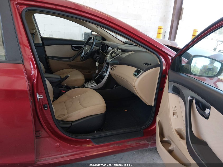 2012 Hyundai Elantra VIN KMHDH4AE2CU326967 IAAI salvage auction — FRONT END, Bill Of Sale (Washington), sold $600 on 2026-07-15 (photo 5)