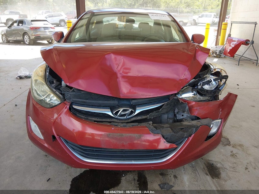2012 Hyundai Elantra VIN KMHDH4AE2CU326967 IAAI salvage auction — FRONT END, Bill Of Sale (Washington), sold $600 on 2026-07-15 (photo 6)