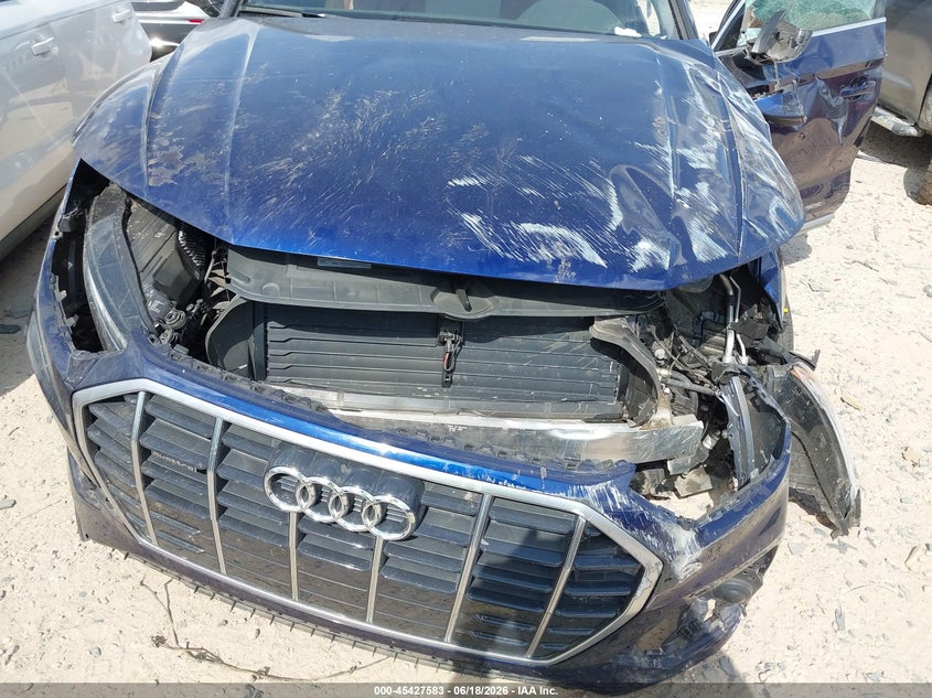 2021 Audi Q5 VIN WA1AAAFY0M2054987 IAAI salvage auction — FRONT & REAR, Salvage (Idaho), sold $2,075 on 2026-07-20 (photo 6)