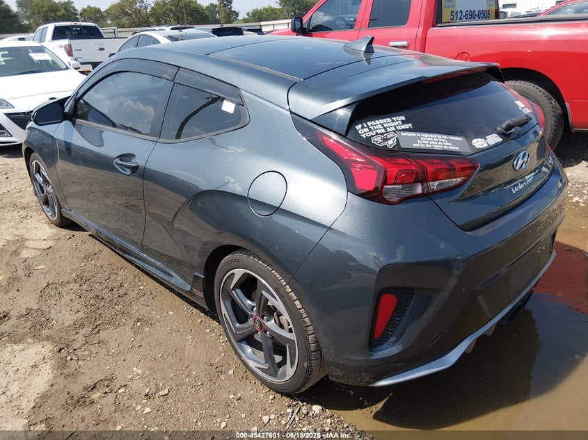 2020 Hyundai Veloster VIN KMHTH6AB7LU024877 IAAI salvage auction — FRONT END, Salvage (Texas), sold $2,050 on 2026-07-28 (photo 3)