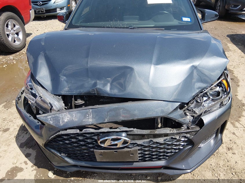 2020 Hyundai Veloster VIN KMHTH6AB7LU024877 IAAI salvage auction — FRONT END, Salvage (Texas), sold $2,050 on 2026-07-28 (photo 6)