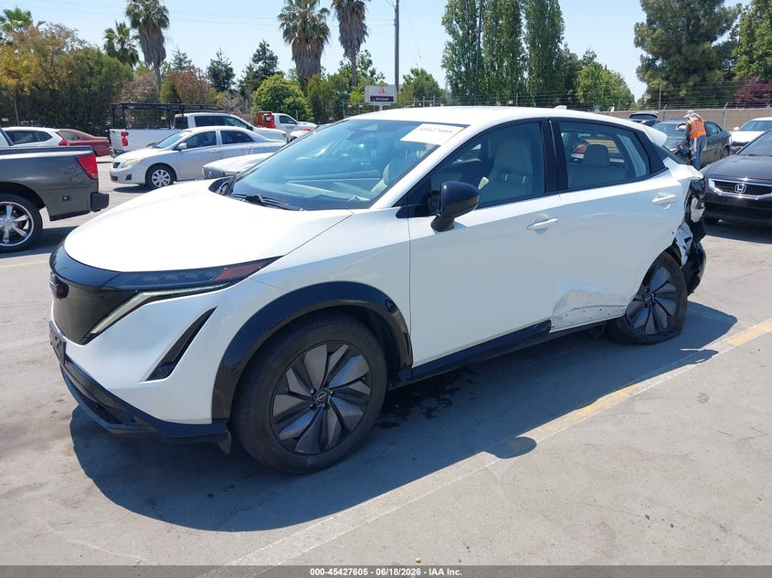 2023 Nissan Ariya VIN JN1CF0BB9PM709199 IAAI salvage auction — LEFT REAR, Salvage (California), sold $8,300 on 2026-07-29 (photo 2)