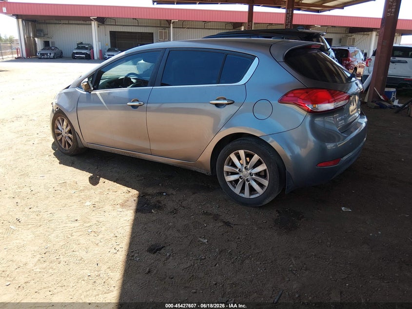 2015 Kia Forte VIN KNAFX5A82F5345224 IAAI salvage auction — LEFT FRONT, Salvage (Arizona), sold $1,100 on 2026-07-14 (photo 3)
