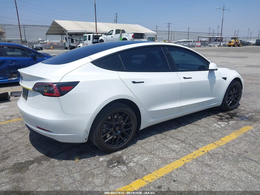 2023 Tesla Model 3 VIN 5YJ3E1EAXPF396620 IAAI salvage auction — FRONT END, Salvage Title, sold $4,250 on 2026-07-29 (photo 4)