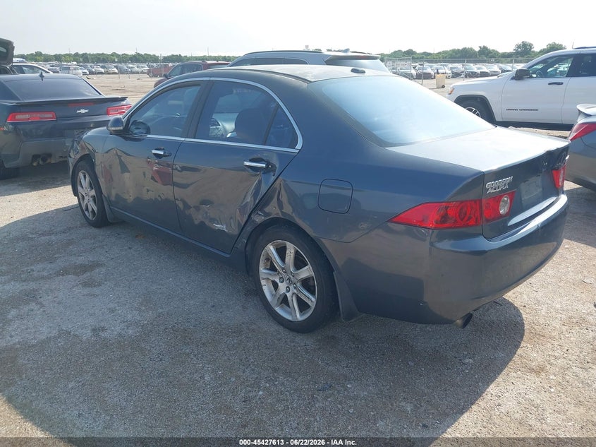 2005 Acura Tsx VIN JH4CL96895C008429 IAAI salvage auction — LEFT SIDE, Salvage (Texas), sold $550 on 2026-07-21 (photo 3)