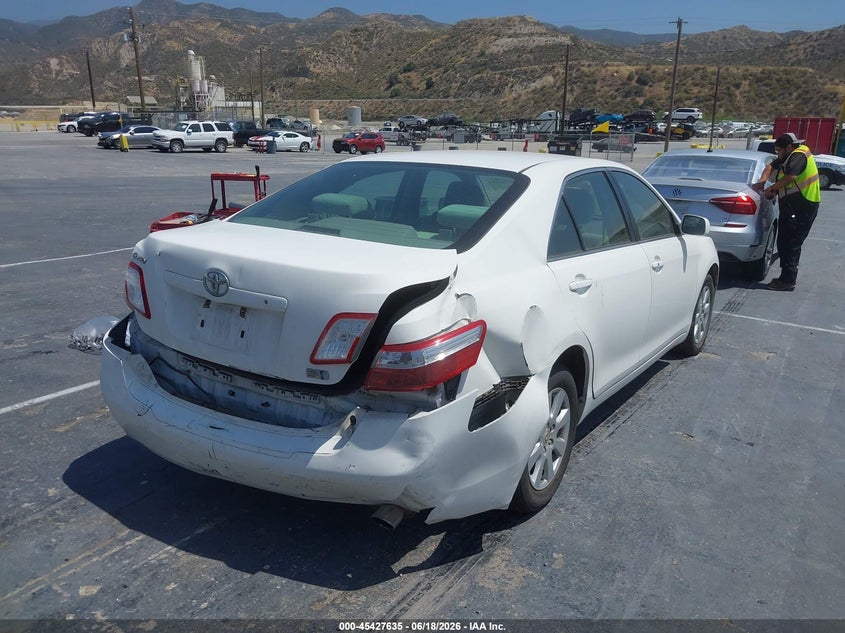 2007 Toyota Camry hybrid VIN JTNBB46K973029990 IAAI salvage auction — FRONT & REAR, Salvage (California), sold $25 on 2026-07-22 (photo 4)