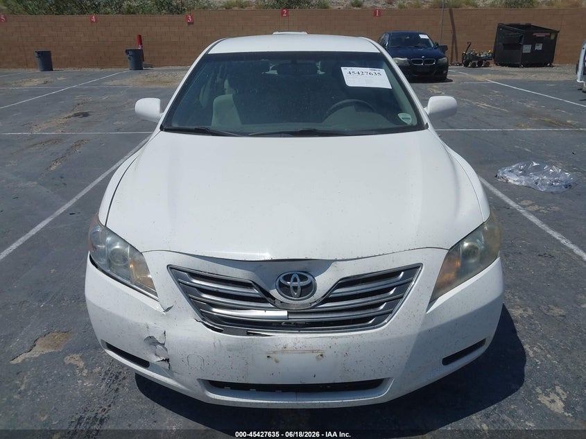 2007 Toyota Camry hybrid VIN JTNBB46K973029990 IAAI salvage auction — FRONT & REAR, Salvage (California), sold $25 on 2026-07-22 (photo 6)