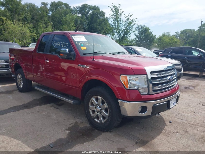 2013 Ford F-150 VIN 1FTFX1EF6DFA67620 IAAI salvage auction — HAIL, Salvage (Kansas), sold $4,475 on 2026-07-22 (photo 1)