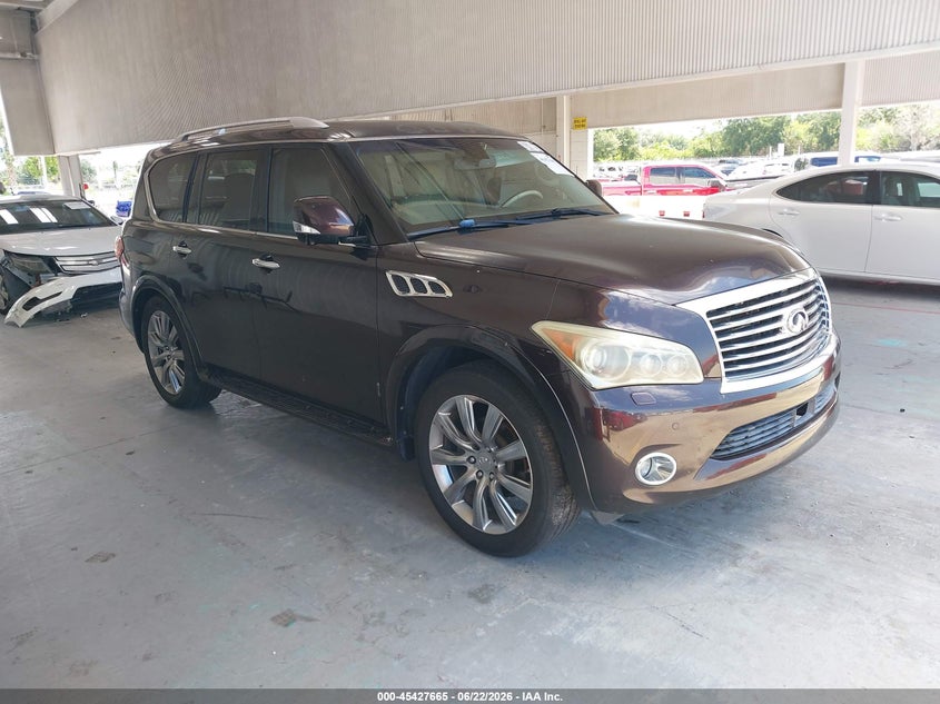 2013 Infiniti Qx56 VIN JN8AZ2NE4D9041246 IAAI salvage auction — NORMAL WEAR, Clear (Florida), sold $2,625 on 2026-07-15 (photo 1)