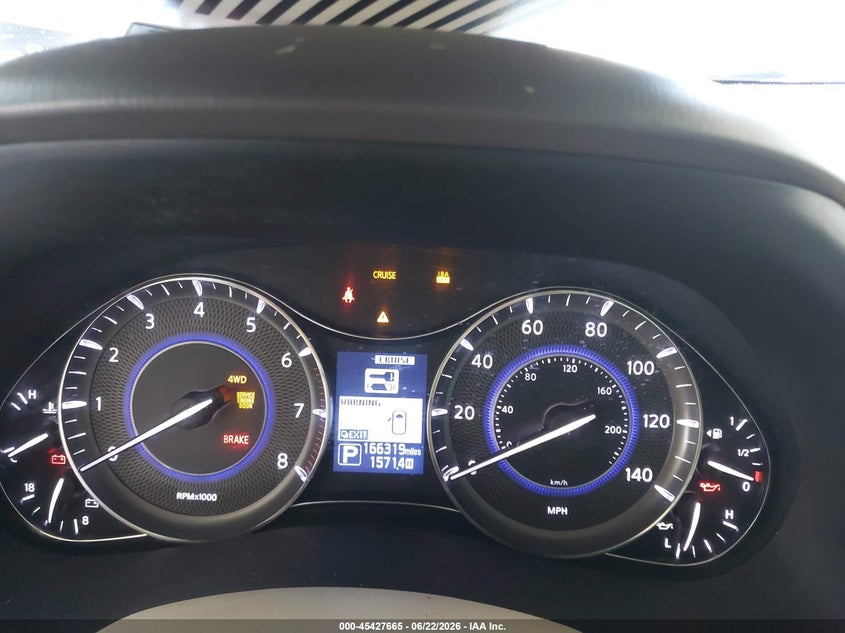 2013 Infiniti Qx56 VIN JN8AZ2NE4D9041246 IAAI salvage auction — NORMAL WEAR, Clear (Florida), sold $2,625 on 2026-07-15 (photo 7)