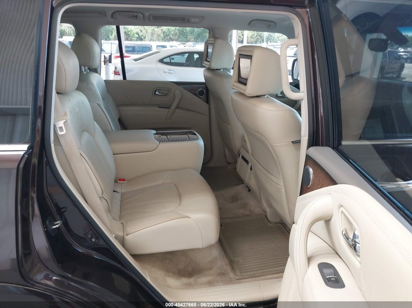 2013 Infiniti Qx56 VIN JN8AZ2NE4D9041246 IAAI salvage auction — NORMAL WEAR, Clear (Florida), sold $2,625 on 2026-07-15 (photo 8)