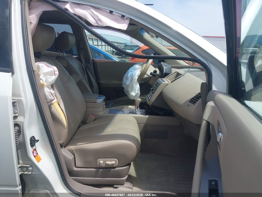 2006 Nissan Murano VIN JN8AZ08W96W551962 IAAI salvage auction — FRONT & REAR, Bill Of Sale (Washington), sold $300 on 2026-07-14 (photo 5)