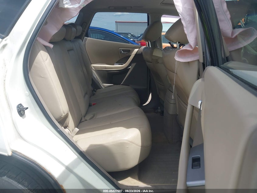2006 Nissan Murano VIN JN8AZ08W96W551962 IAAI salvage auction — FRONT & REAR, Bill Of Sale (Washington), sold $300 on 2026-07-14 (photo 8)