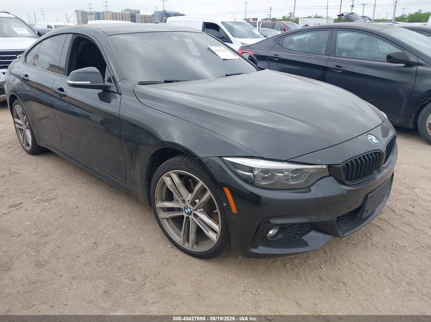 2018 BMW 4er VIN WBA4J3C53JBG91294 IAAI salvage auction — LEFT SIDE, Salvage Title, sold $11,450 on 2026-08-10 (photo 1)