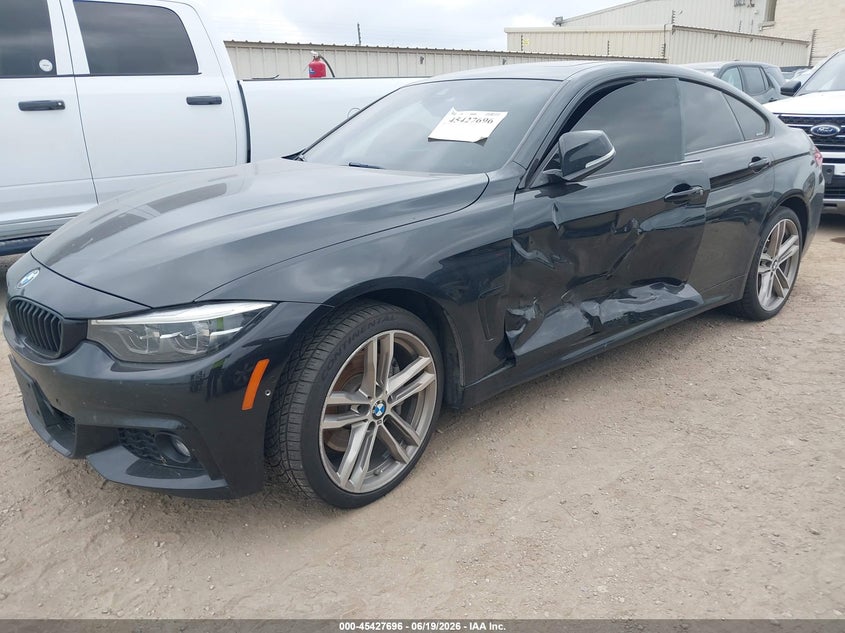 2018 BMW 4er VIN WBA4J3C53JBG91294 IAAI salvage auction — LEFT SIDE, Salvage Title, sold $11,450 on 2026-08-10 (photo 2)