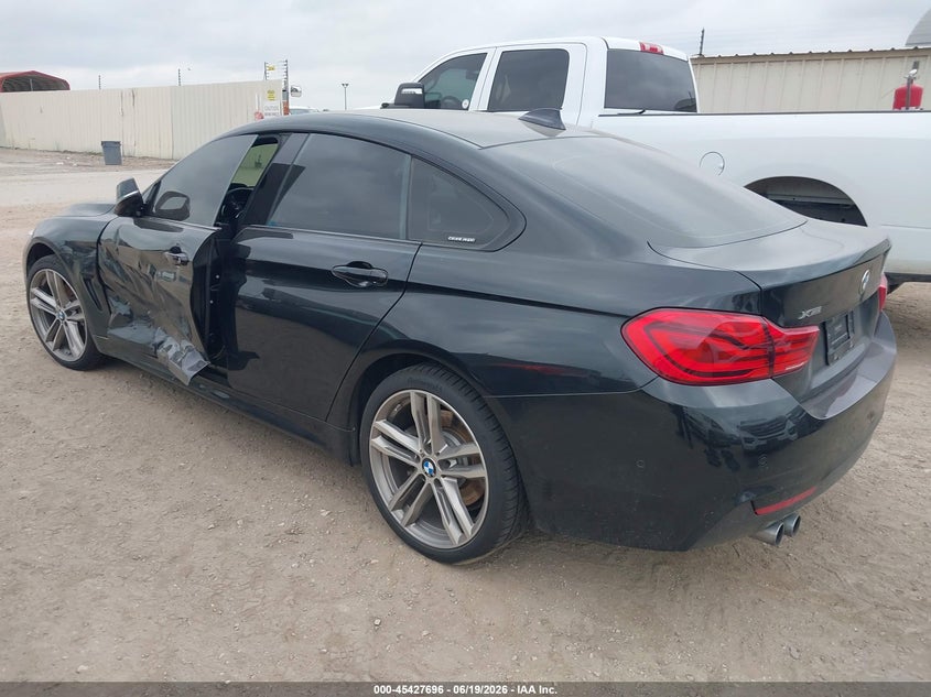 2018 BMW 4er VIN WBA4J3C53JBG91294 IAAI salvage auction — LEFT SIDE, Salvage Title, sold $11,450 on 2026-08-10 (photo 3)