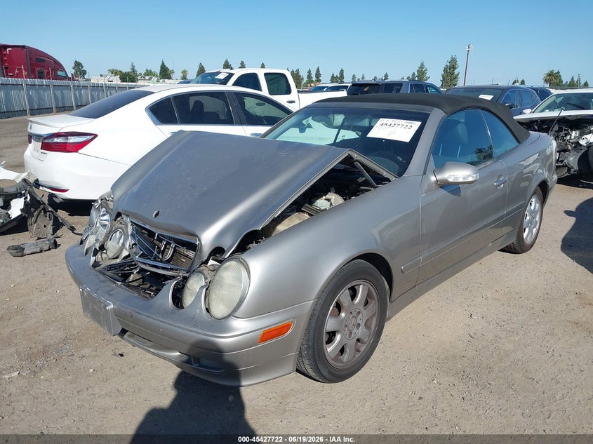 2003 Mercedes-benz Clk-class VIN WDBLK65G73T136742 IAAI salvage auction — FRONT END, Salvage (California), sold $300 on 2026-07-28 (photo 2)