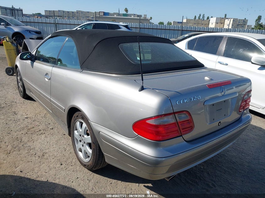 2003 Mercedes-benz Clk-class VIN WDBLK65G73T136742 IAAI salvage auction — FRONT END, Salvage (California), sold $300 on 2026-07-28 (photo 3)