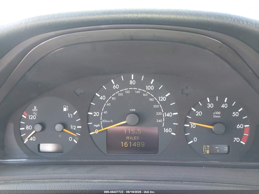 2003 Mercedes-benz Clk-class VIN WDBLK65G73T136742 IAAI salvage auction — FRONT END, Salvage (California), sold $300 on 2026-07-28 (photo 7)