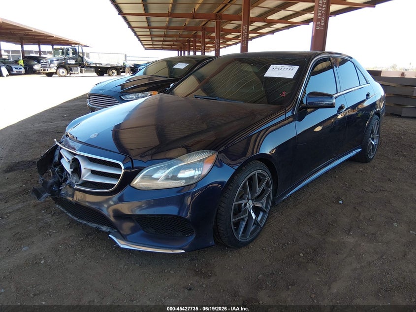 2014 Mercedes-benz E-klasse VIN WDDHF5KB9EA933531 IAAI salvage auction — RIGHT FRONT, Salvage (Arizona), sold $1,225 on 2026-08-18 (photo 2)