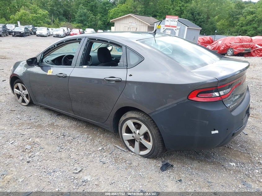 2015 Dodge Dart VIN 1C3CDFBB6FD309724 IAAI salvage auction — VANDALISM, Salvage Title, sold $350 on 2026-07-31 (photo 3)