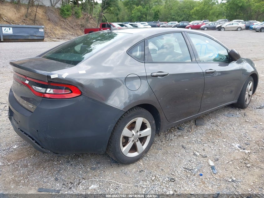 2015 Dodge Dart VIN 1C3CDFBB6FD309724 IAAI salvage auction — VANDALISM, Salvage Title, sold $350 on 2026-07-31 (photo 4)