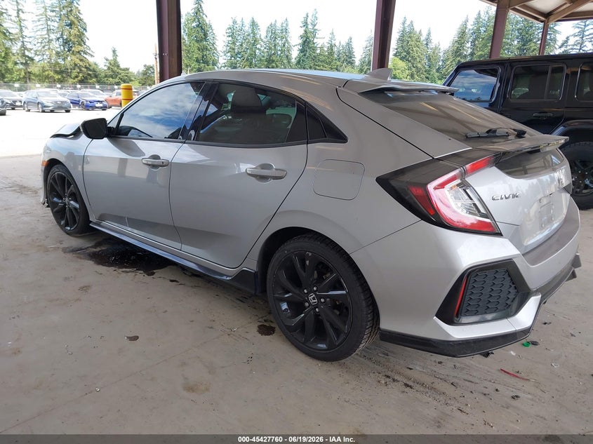 2019 Honda Civic VIN SHHFK7H44KU415958 IAAI salvage auction — FRONT END, Salvage Title, sold $3,800 on 2026-07-12 (photo 3)
