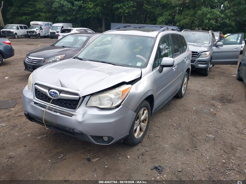 2014 Subaru Forester VIN JF2SJAHC6EH539856 IAAI salvage auction — NORMAL WEAR, Clear (New York), sold $450 on 2026-07-28 (photo 2)