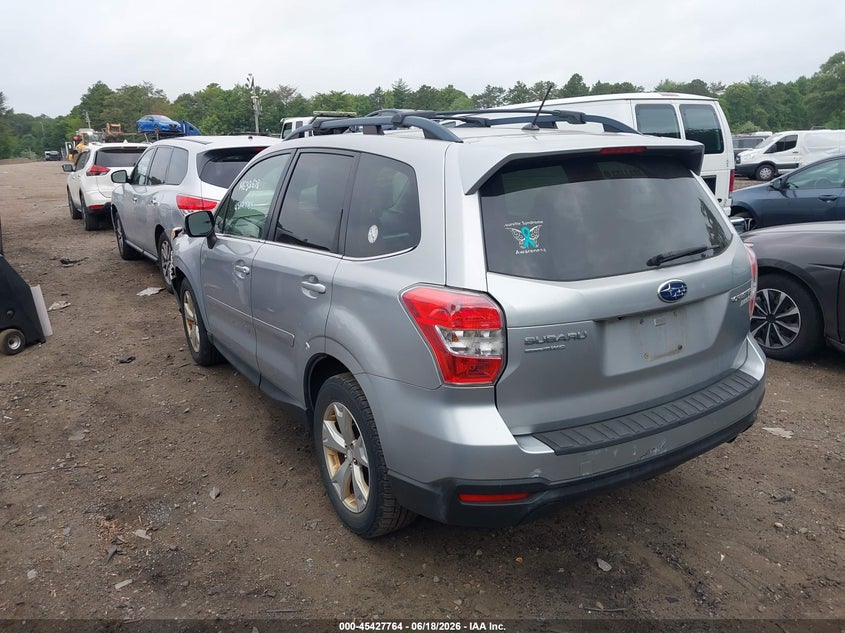 2014 Subaru Forester VIN JF2SJAHC6EH539856 IAAI salvage auction — NORMAL WEAR, Clear (New York), sold $450 on 2026-07-28 (photo 3)