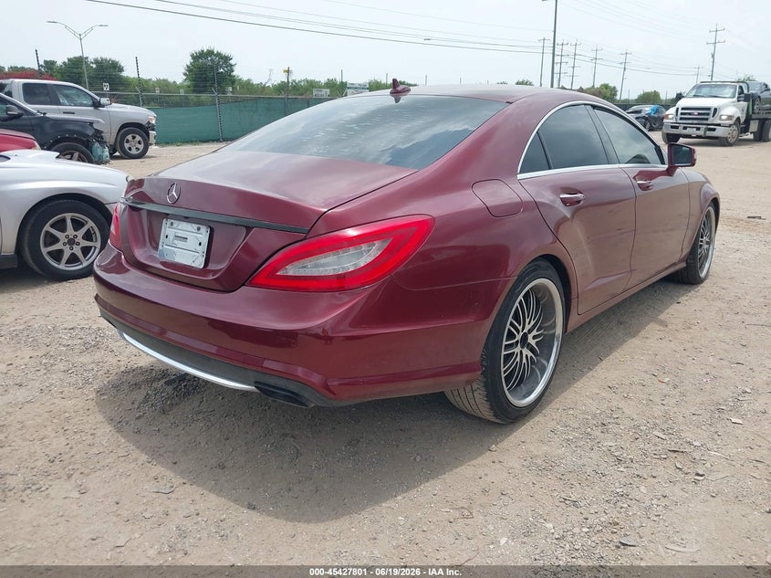 2013 Mercedes-benz Cls-klasse VIN WDDLJ7DB4DA058049 IAAI salvage auction — UNDERCARRIAGE, Original (Texas), sold $2,900 on 2026-08-17 (photo 4)