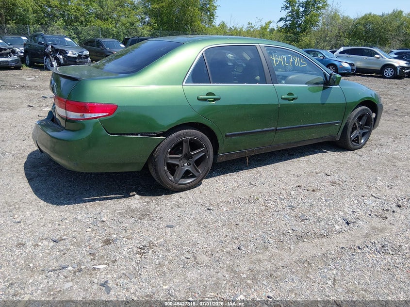 2003 Honda Accord VIN JHMCM56673C062572 IAAI salvage auction — REAR END, Clear (Massachusetts), sold $300 on 2026-07-08 (photo 4)