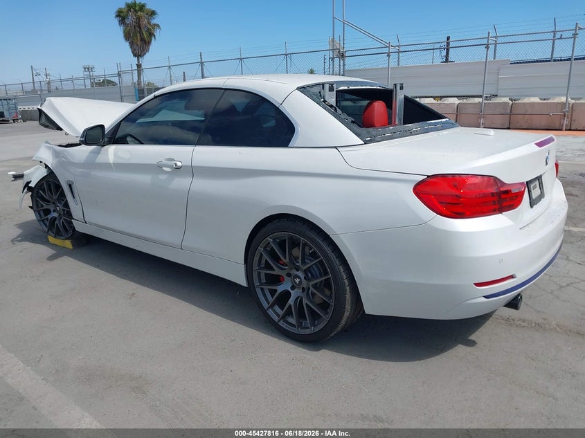 2015 BMW 4er VIN WBA3T3C55F5A40728 IAAI salvage auction — FRONT & REAR, Salvage Title, sold $4,750 on 2026-08-19 (photo 3)