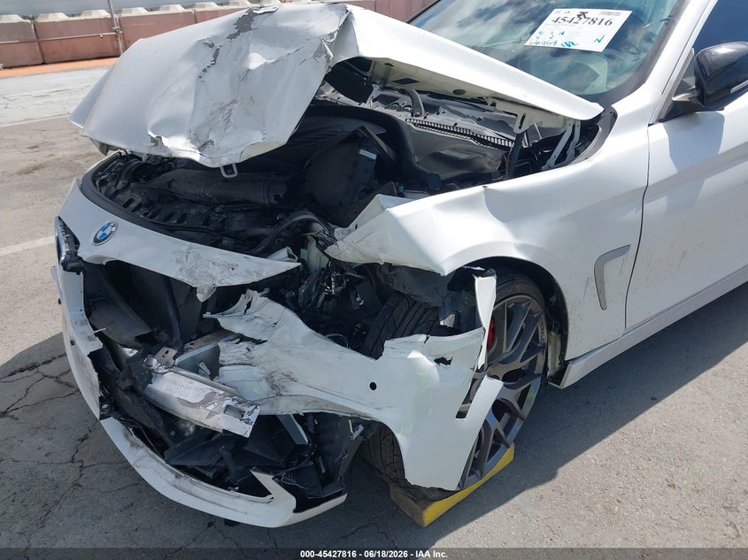 2015 BMW 4er VIN WBA3T3C55F5A40728 IAAI salvage auction — FRONT & REAR, Salvage Title, sold $4,750 on 2026-08-19 (photo 6)