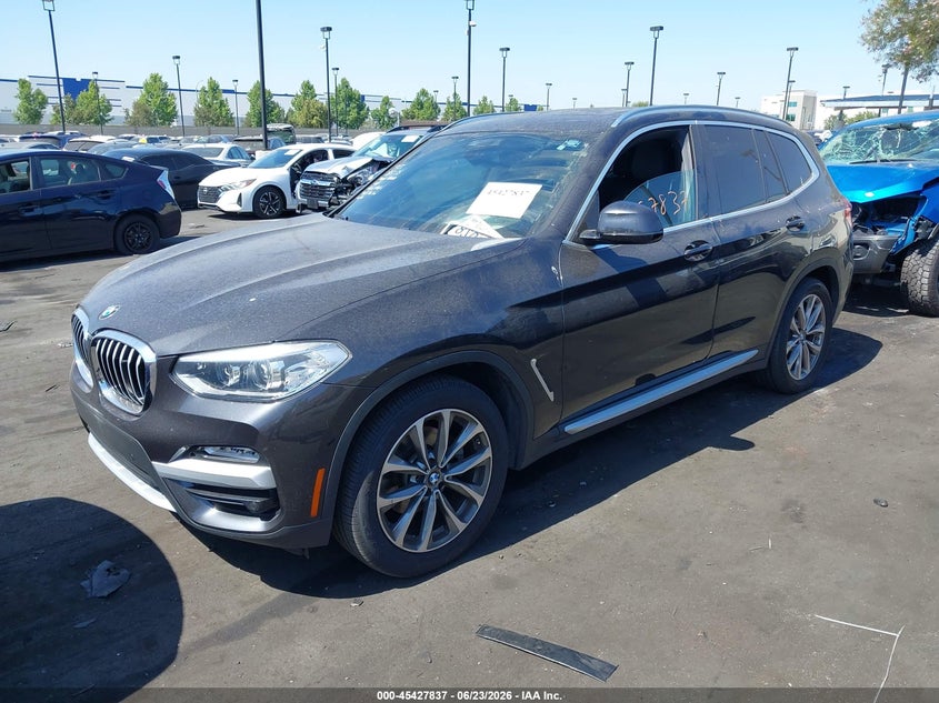 2019 BMW X3 VIN 5UXTR7C57KLF24090 IAAI salvage auction — RIGHT REAR, Salvage Title, sold $7,800 on 2026-07-31 (photo 2)