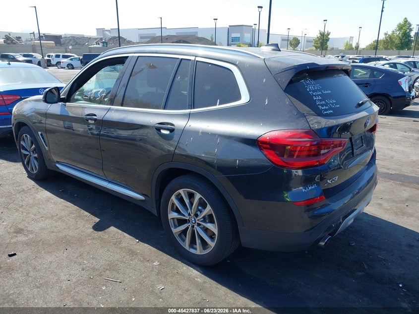 2019 BMW X3 VIN 5UXTR7C57KLF24090 IAAI salvage auction — RIGHT REAR, Salvage Title, sold $7,800 on 2026-07-31 (photo 3)