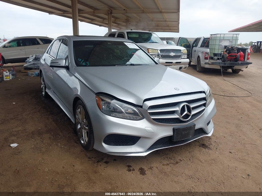 2016 Mercedes-benz E-class VIN WDDHF5KB1GB267939 IAAI salvage auction — NORMAL WEAR, Bill Of Sale (Arizona), sold $3,600 on 2026-08-11 (photo 1)