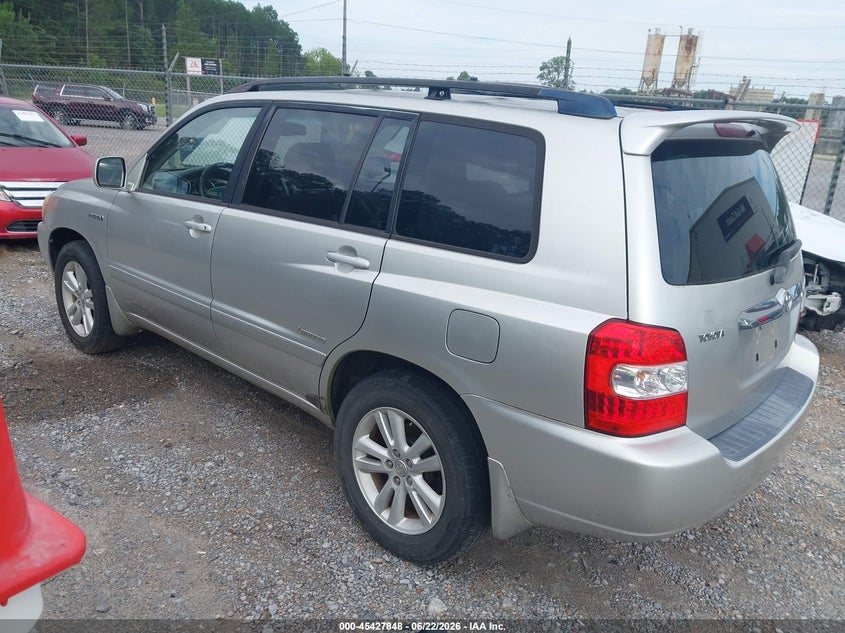 2006 Toyota Highlander hybrid VIN JTEDW21A860011142 IAAI salvage auction — NORMAL WEAR, Clear (Mississippi), sold $500 on 2026-07-24 (photo 3)