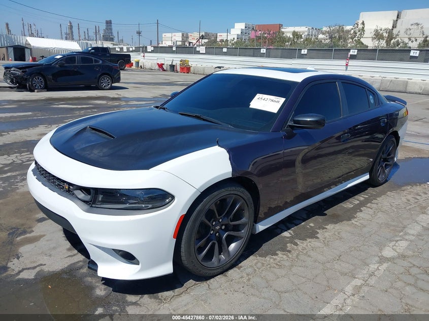 2023 Dodge Charger VIN 2C3CDXGJ3PH592254 IAAI salvage auction — FRONT END, Wait Title, sold $13,300 on 2026-09-21 (photo 2)