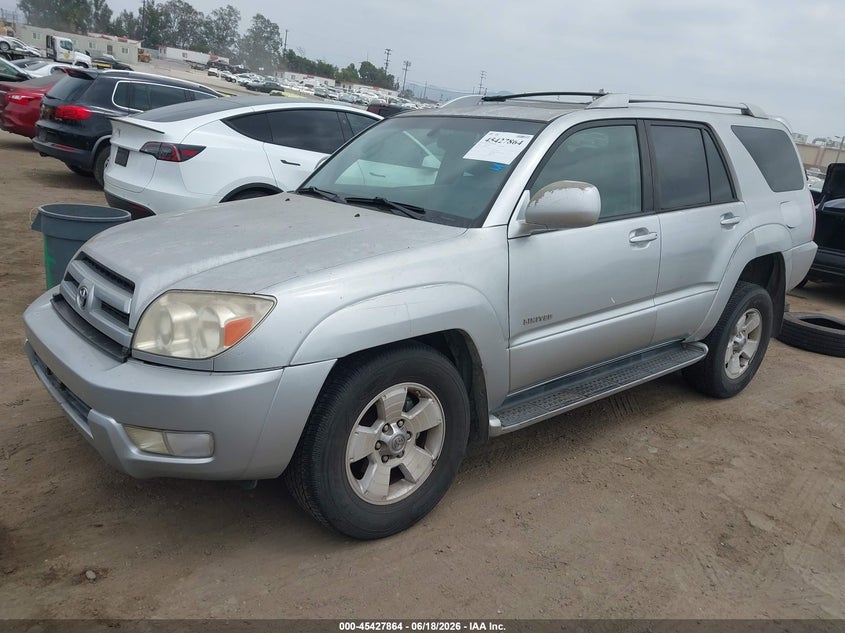2004 Toyota 4runner VIN JTEZU17R040028372 IAAI salvage auction — RIGHT SIDE, Salvage (California), sold $1,650 on 2026-07-29 (photo 2)
