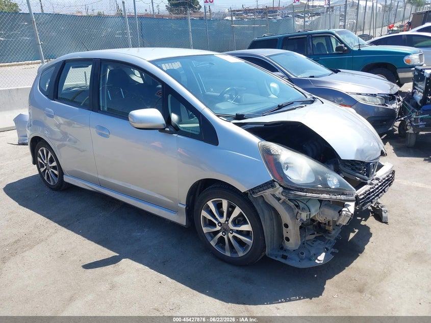 2012 Honda Fit VIN JHMGE8H53CC011414 IAAI salvage auction — FRONT END, Salvage Title, sold $1,100 on 2026-07-29 (photo 1)