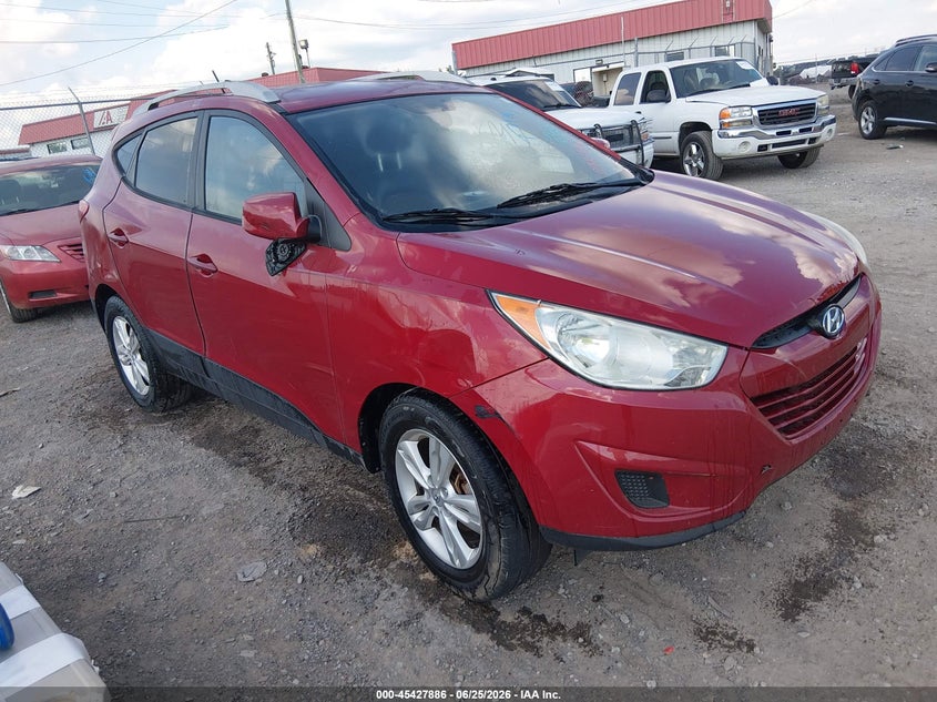 2010 Hyundai Tucson VIN KM8JU3AC3AU098482 IAAI salvage auction — NORMAL WEAR, Clear (Tennessee), sold $1,375 on 2026-07-16 (photo 1)