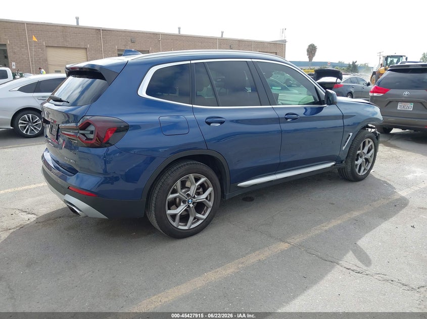 2022 BMW X3 VIN 5UX53DP09N9J63466 IAAI salvage auction — FRONT END, Salvage (California), sold $15,300 on 2026-07-06 (photo 4)
