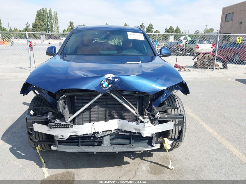 2022 BMW X3 VIN 5UX53DP09N9J63466 IAAI salvage auction — FRONT END, Salvage (California), sold $15,300 on 2026-07-06 (photo 6)