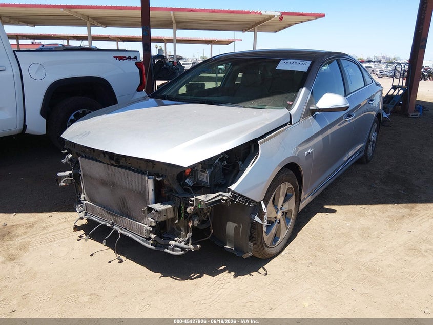 2016 Hyundai Sonata VIN KMHE34L16GA012873 IAAI salvage auction — FRONT END, Salvage Title, sold $25 on 2026-07-21 (photo 2)