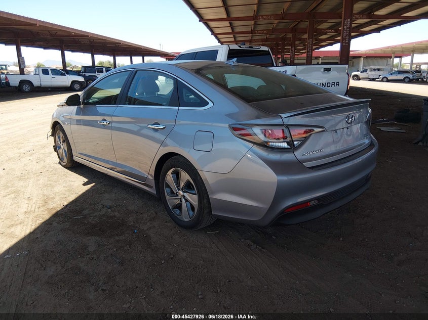 2016 Hyundai Sonata VIN KMHE34L16GA012873 IAAI salvage auction — FRONT END, Salvage Title, sold $25 on 2026-07-21 (photo 3)