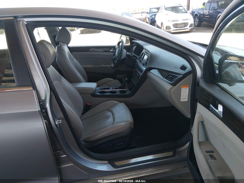 2016 Hyundai Sonata VIN KMHE34L16GA012873 IAAI salvage auction — FRONT END, Salvage Title, sold $25 on 2026-07-21 (photo 5)